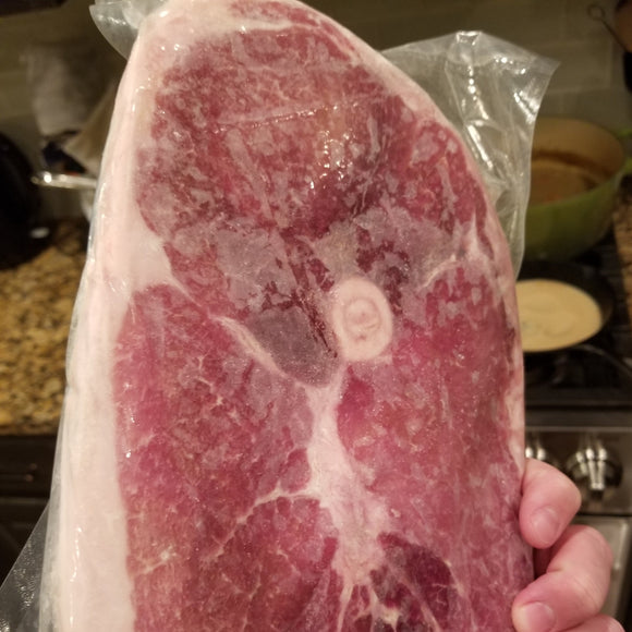 Pork Steak ham leg sliced
