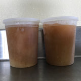 Chicken Stock (broth) Fresh In Glass Quarts